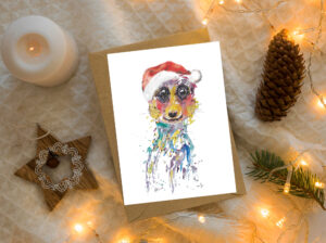 meerkat christmas card