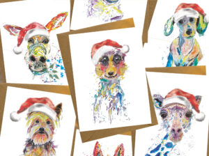Surprise christmas card 6 pack