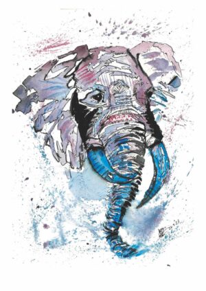 Original Eli Watercolour Art