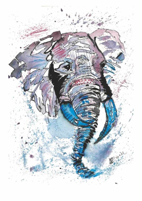 Original Eli Watercolour Art