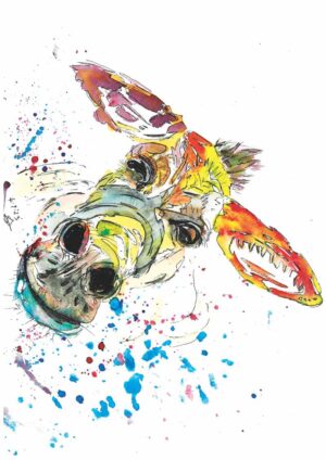 Original Floppy Donkey A4 Watercolour Art