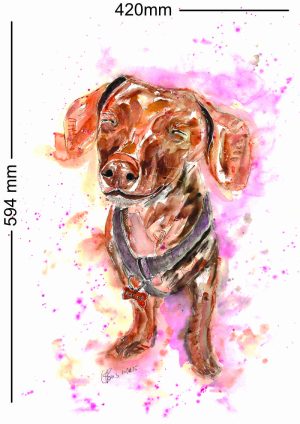 painting of a pet portrait